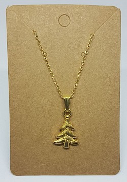 Kette goldfarben Tannenbaum Lichterkette