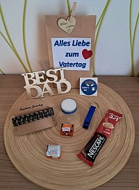 Geschenktüte zum Vatertag mit Flaschenöffner